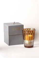 Royal - Hurricane Candle | Amber | White Amber & Tonka